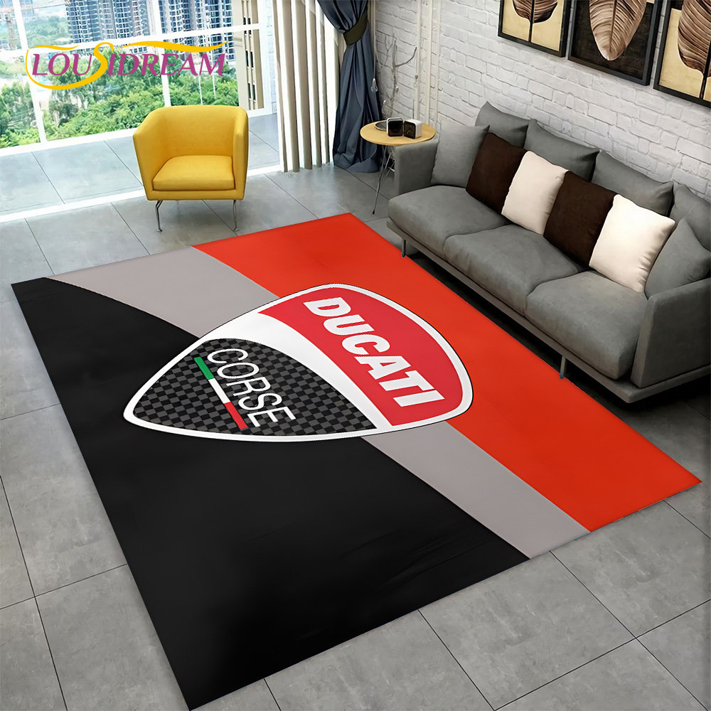 Commercial Kitchen Non Slip Flooring - 3D D-Ducati Pattern Area Rug Large,Carpet