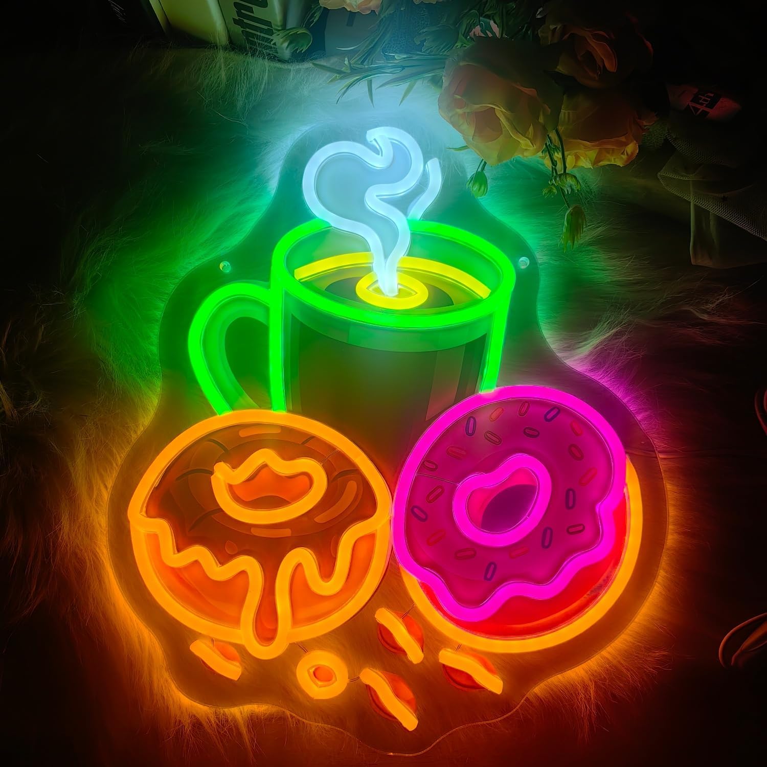 Donuts LED Neon Sign USB Power - Commercial Kitchen Store recension och pris