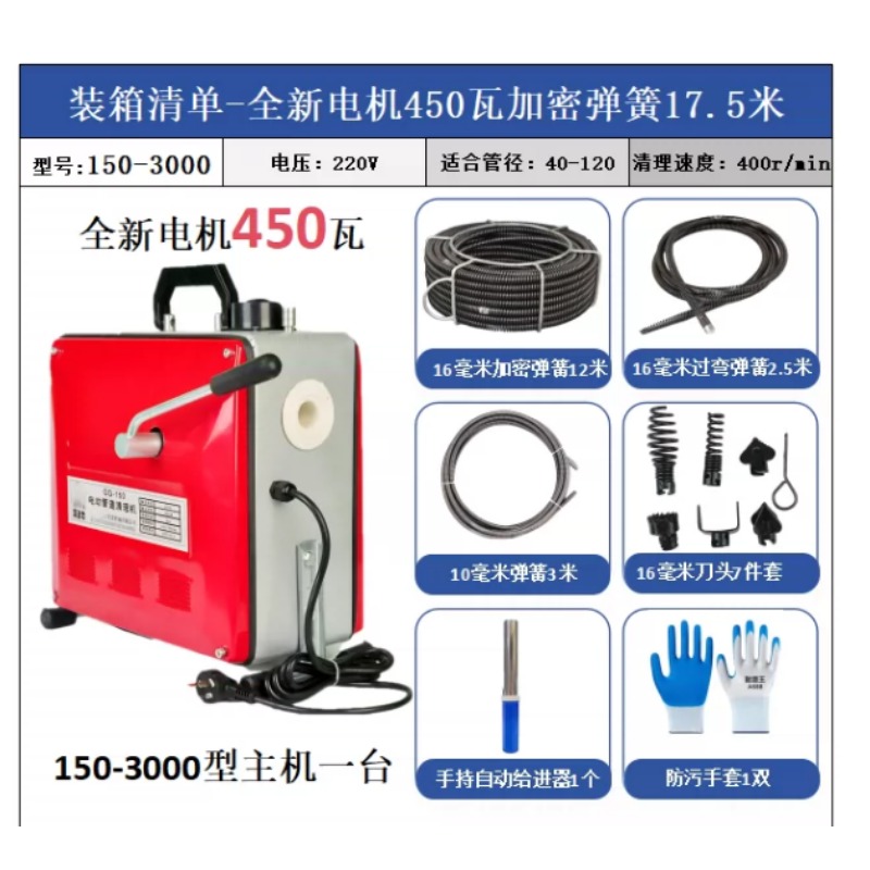High Power Electric Drain Clea - Kitchen Cleaner Commercial recension och pris