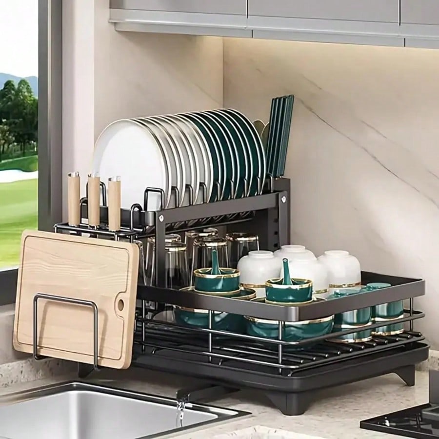 This Double-Layered, Large Met - Commercial Kitchen Knife Holder recension och pris