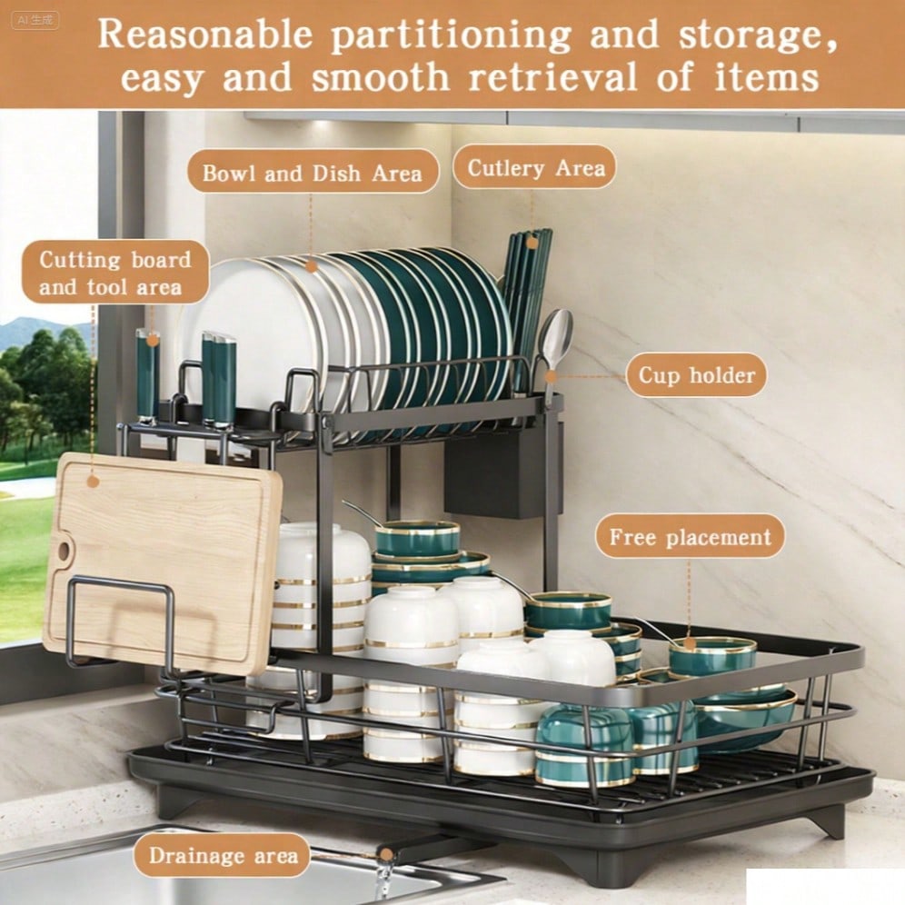 This Double-Layered, Large Met - Commercial Kitchen Knife Holder recension och pris