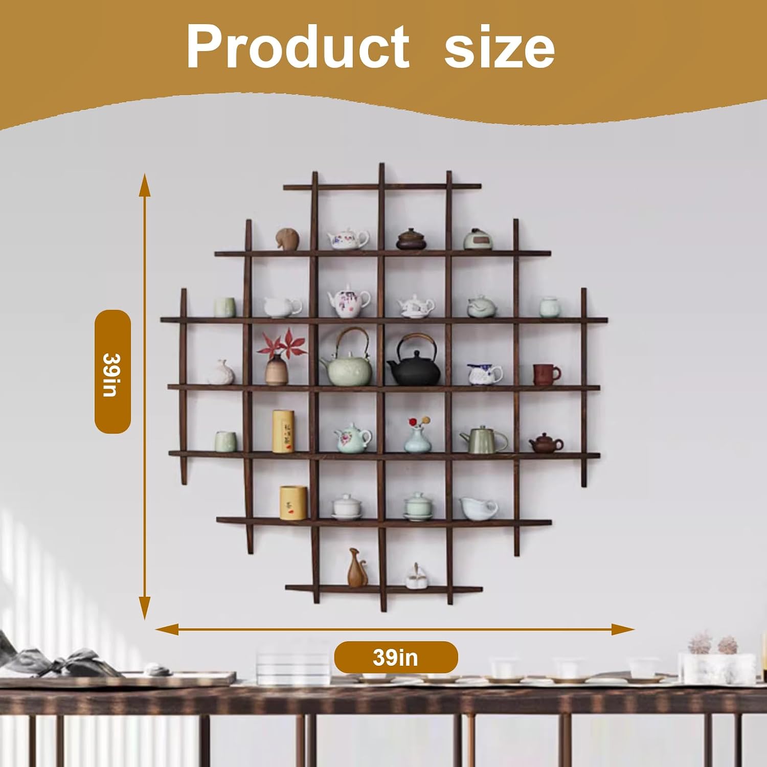Solid Wood Chinese Tea Cup Hol - Commercial Kitchen Rack recension och pris