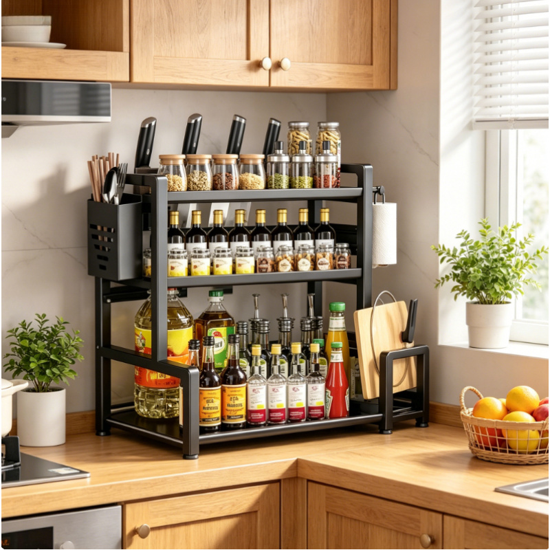 Kitchen Spice Rack Organizer,  - Commercial Kitchen Knife Holder recension och pris