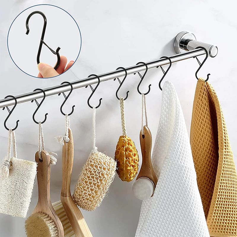 10 /100pcs Metal Hanging Hooks - Commercial Kitchen Rack recension och pris