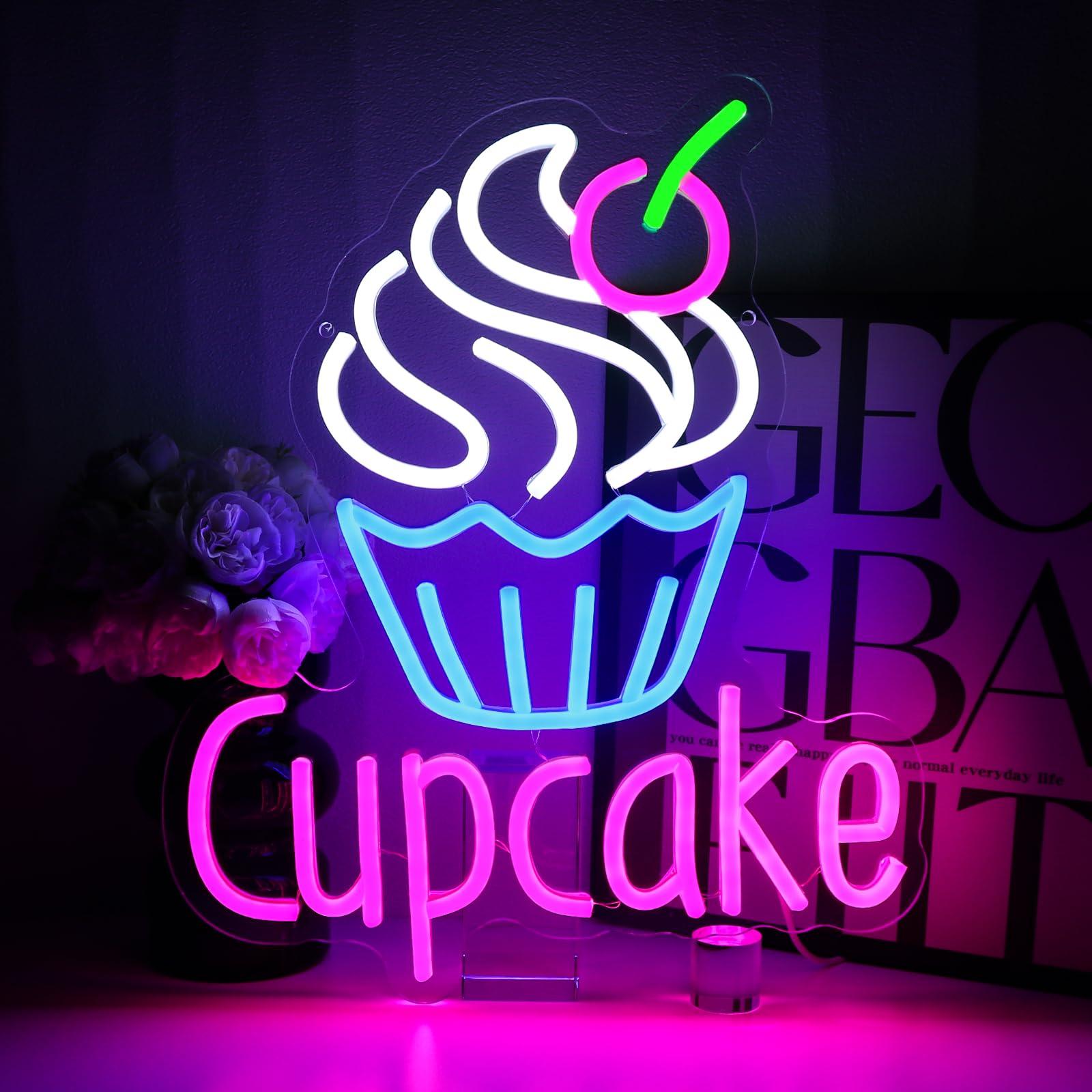 Cupcake Neon Sign for Wall Dec - Commercial Kitchen Store recension och pris