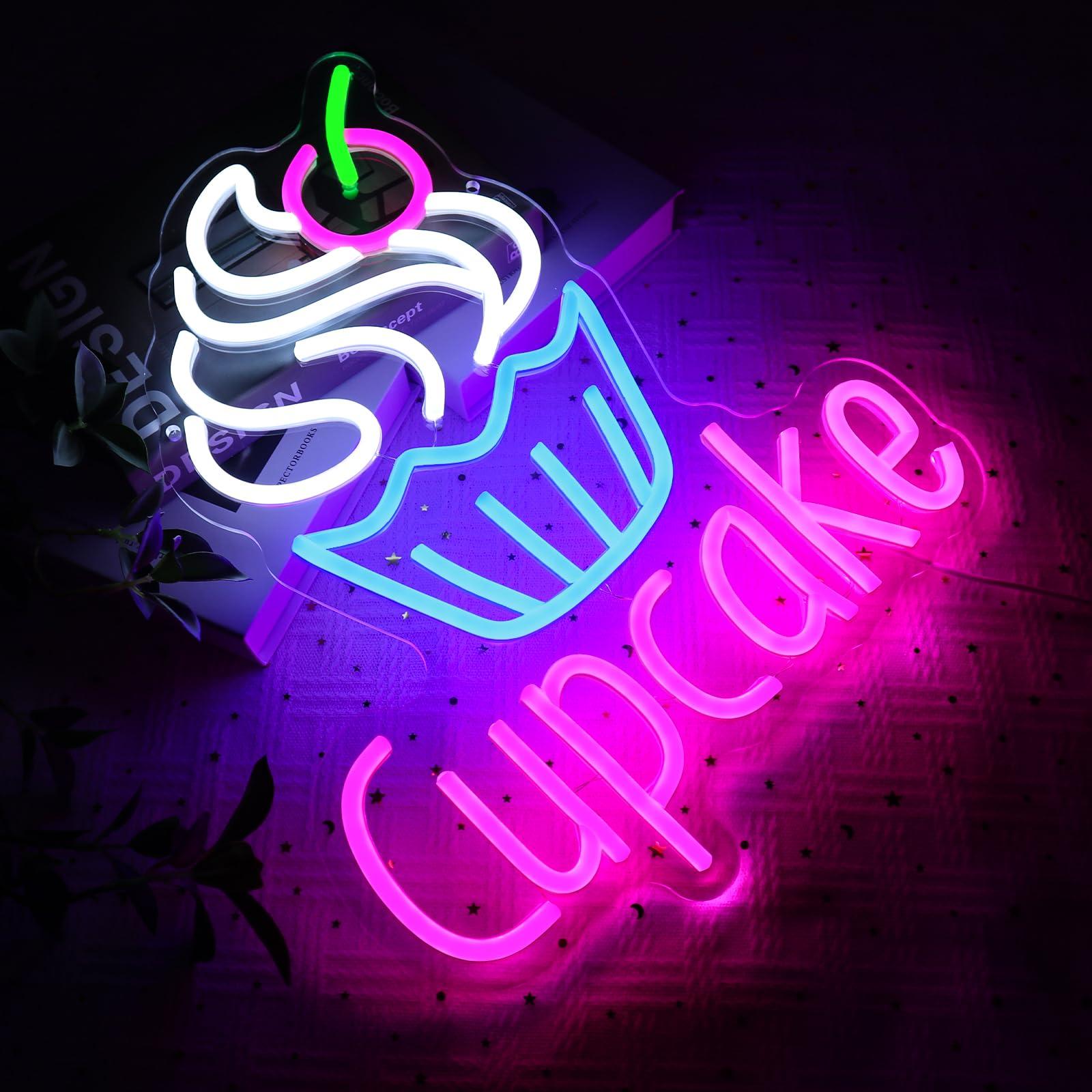 Cupcake Neon Sign for Wall Dec - Commercial Kitchen Store recension och pris