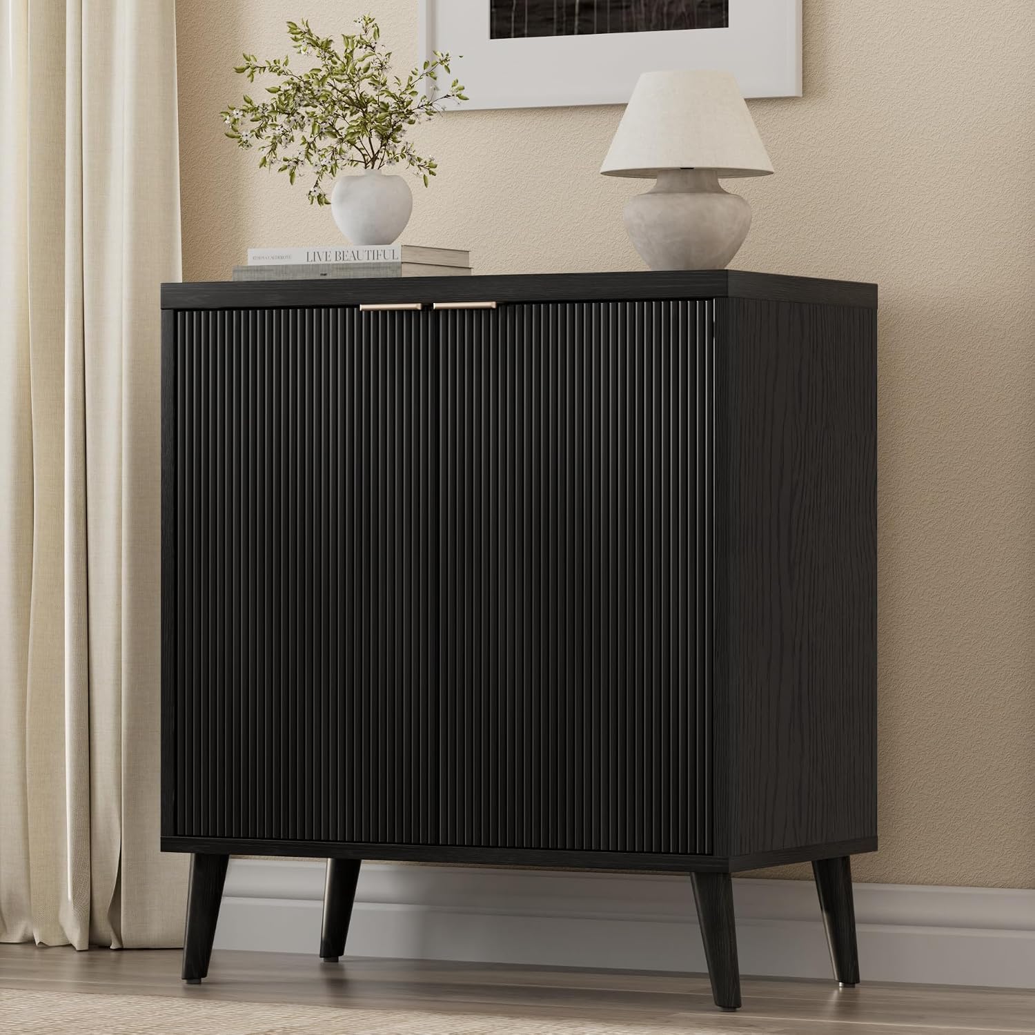 Fluted Buffet Cabinet With Sto - Commercial Kitchen Rack recension och pris