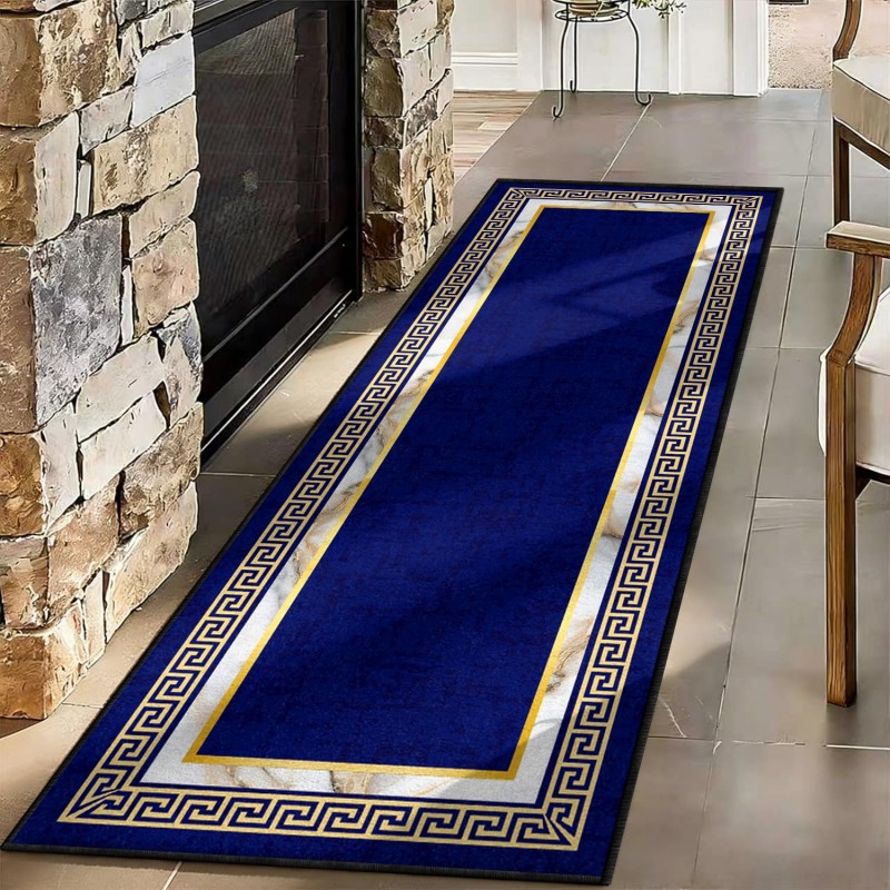 Abstract Art Runner Rug Blue Y - Commercial Kitchen Non Slip Flooring recension och pris