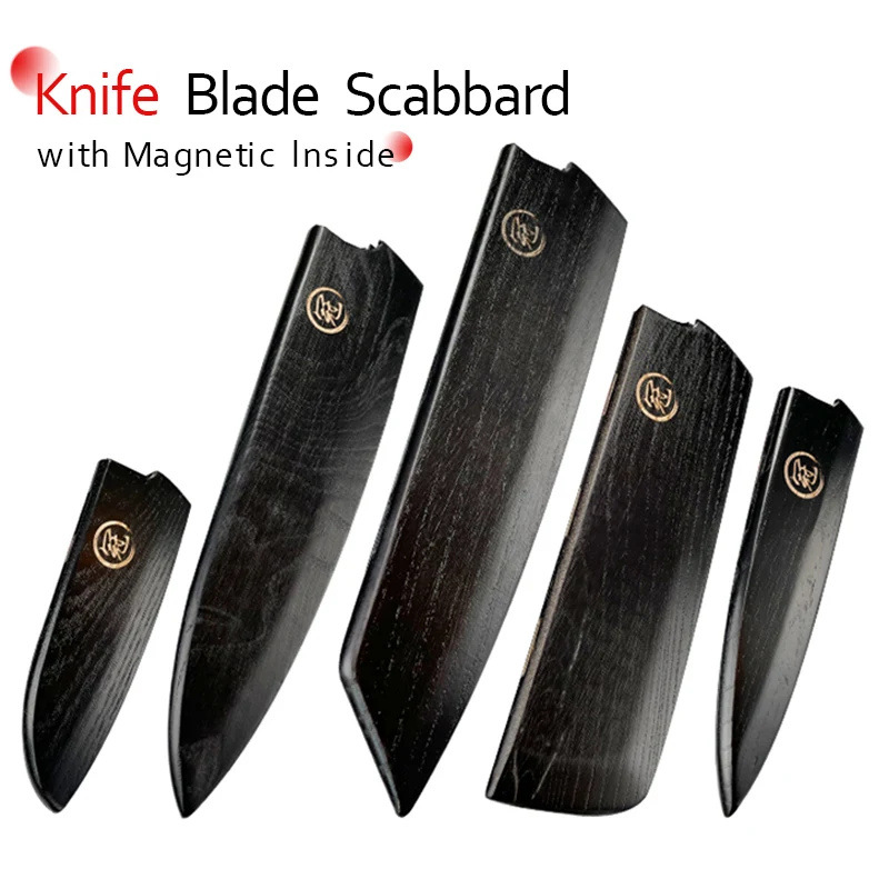 Handmade Black Wood Japanese C - Commercial Kitchen Knife Holder recension och pris
