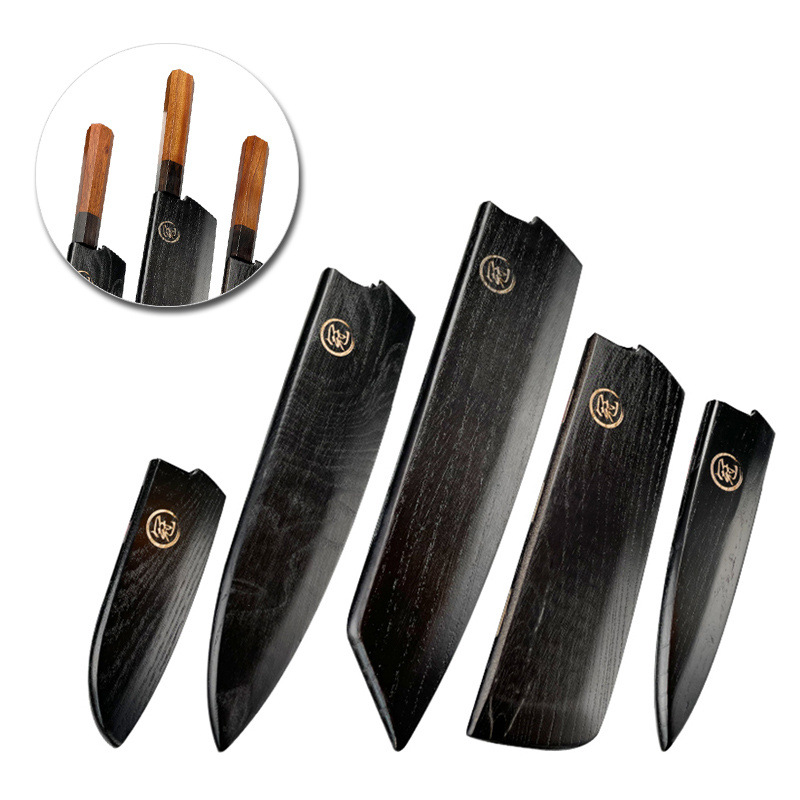 Handmade Black Wood Japanese C - Commercial Kitchen Knife Holder recension och pris