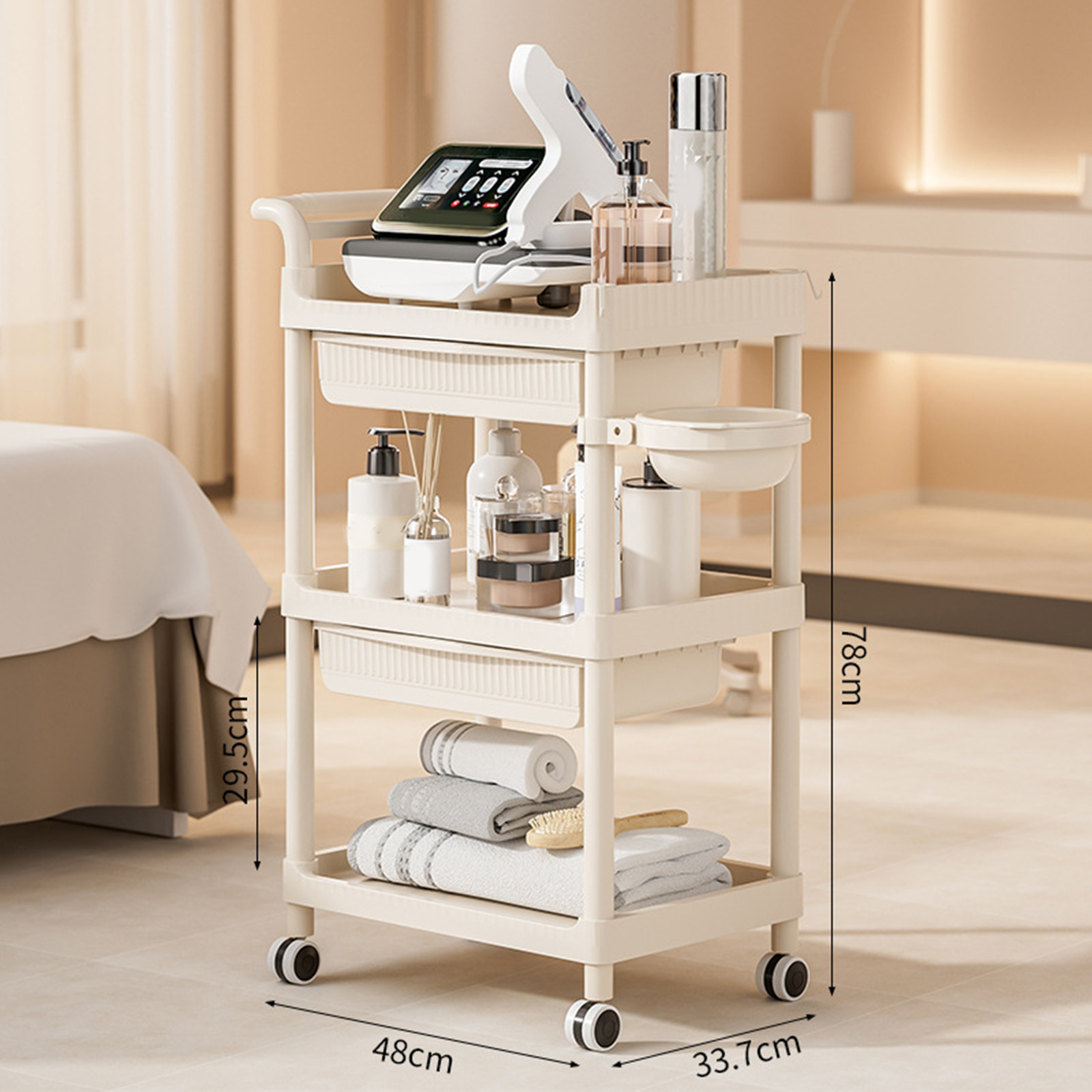3 Tier Trolley Beauty Salon Sp - Commercial Kitchen Management recension och pris