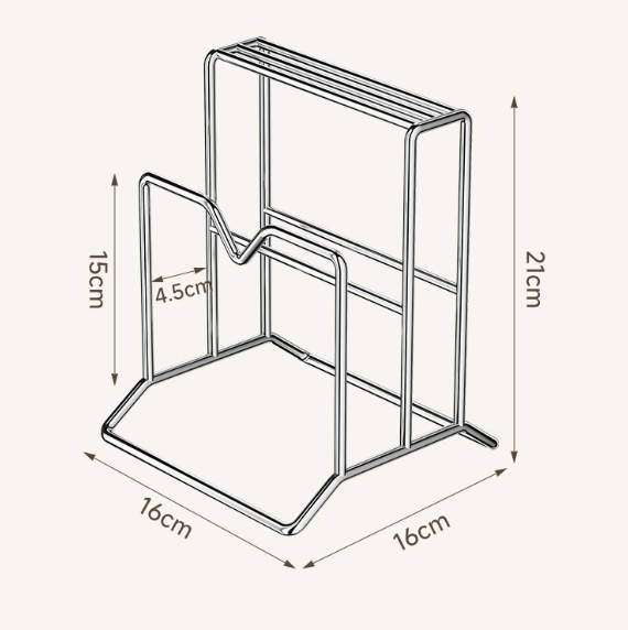 Kitchen Knife Organizer Rack W - Commercial Kitchen Knife Holder recension och pris