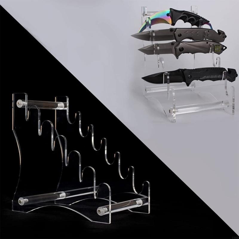 Transparent Knife Display Stan - Commercial Kitchen Knife Holder recension och pris