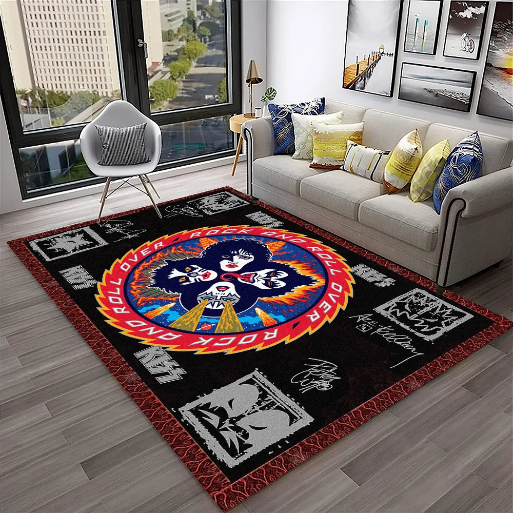 Retro KISS Rock Band Carpet Ru - Commercial Kitchen Non Slip Flooring recension och pris