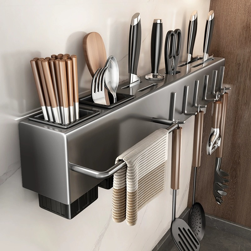 Multifunctional Wall-Mounted K - Commercial Kitchen Knife Holder recension och pris
