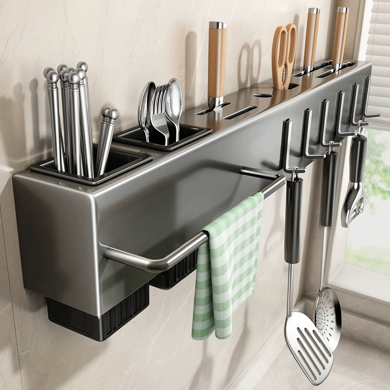 Multifunctional Wall-Mounted K - Commercial Kitchen Knife Holder recension och pris