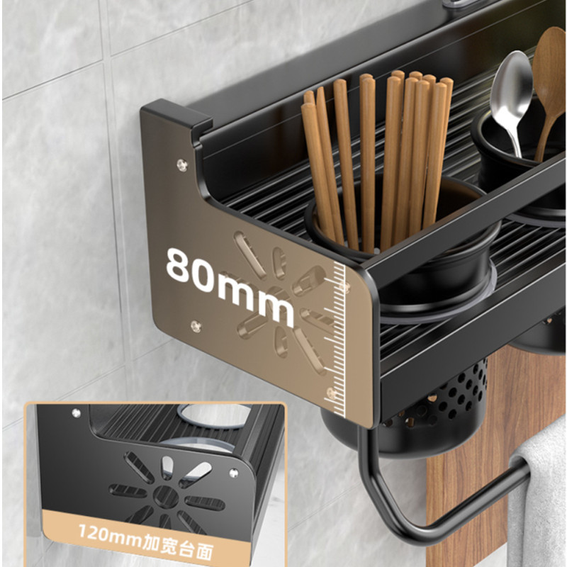 Kitchen Organizer Shelf Wall-m - Commercial Kitchen Knife Holder recension och pris