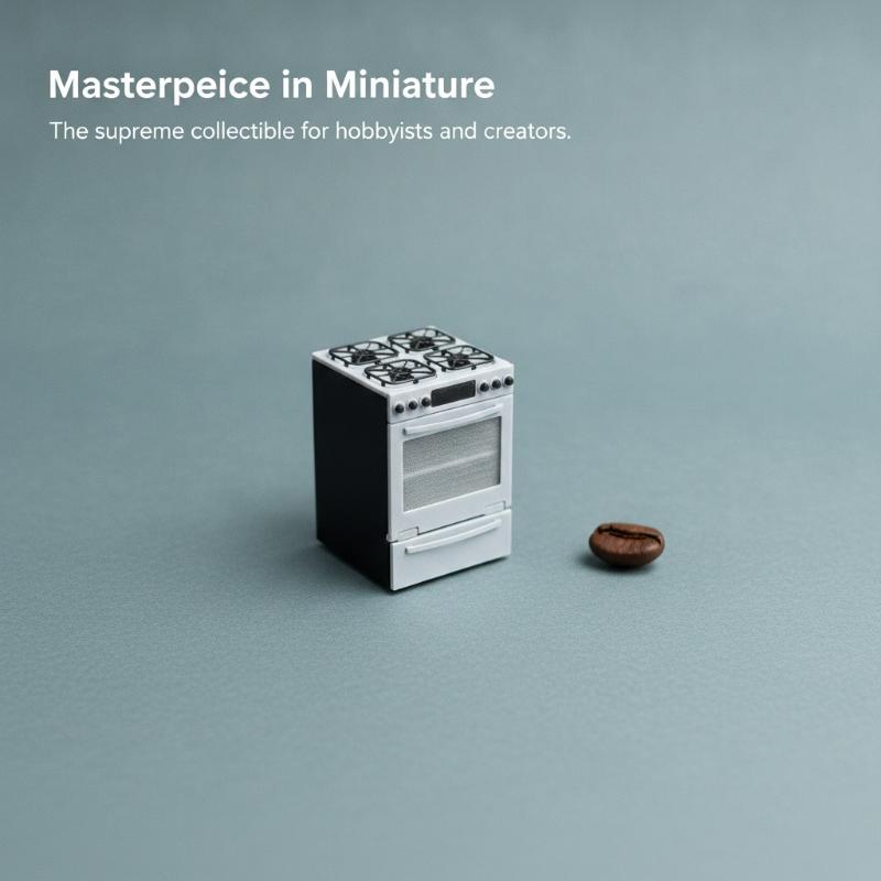 1/12 Miniature Gas Stove With  - Commercial Kitchen Warmer recension och pris