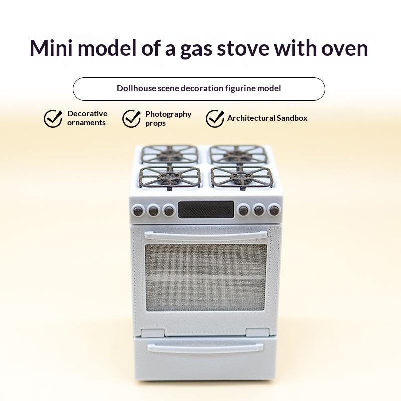 1/12 Miniature Gas Stove With  - Commercial Kitchen Warmer recension och pris