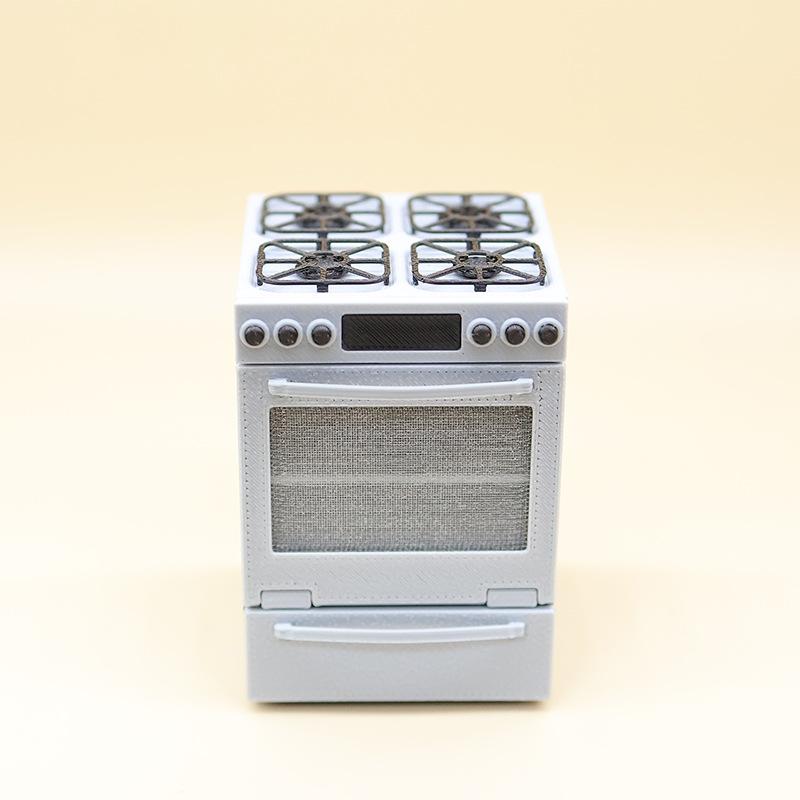 1/12 Miniature Gas Stove With  - Commercial Kitchen Warmer recension och pris