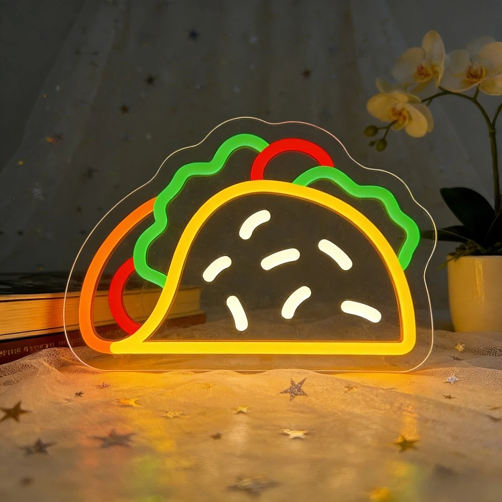 Taco Neon Sign LED USB Dimmabl - Commercial Kitchen Store recension och pris