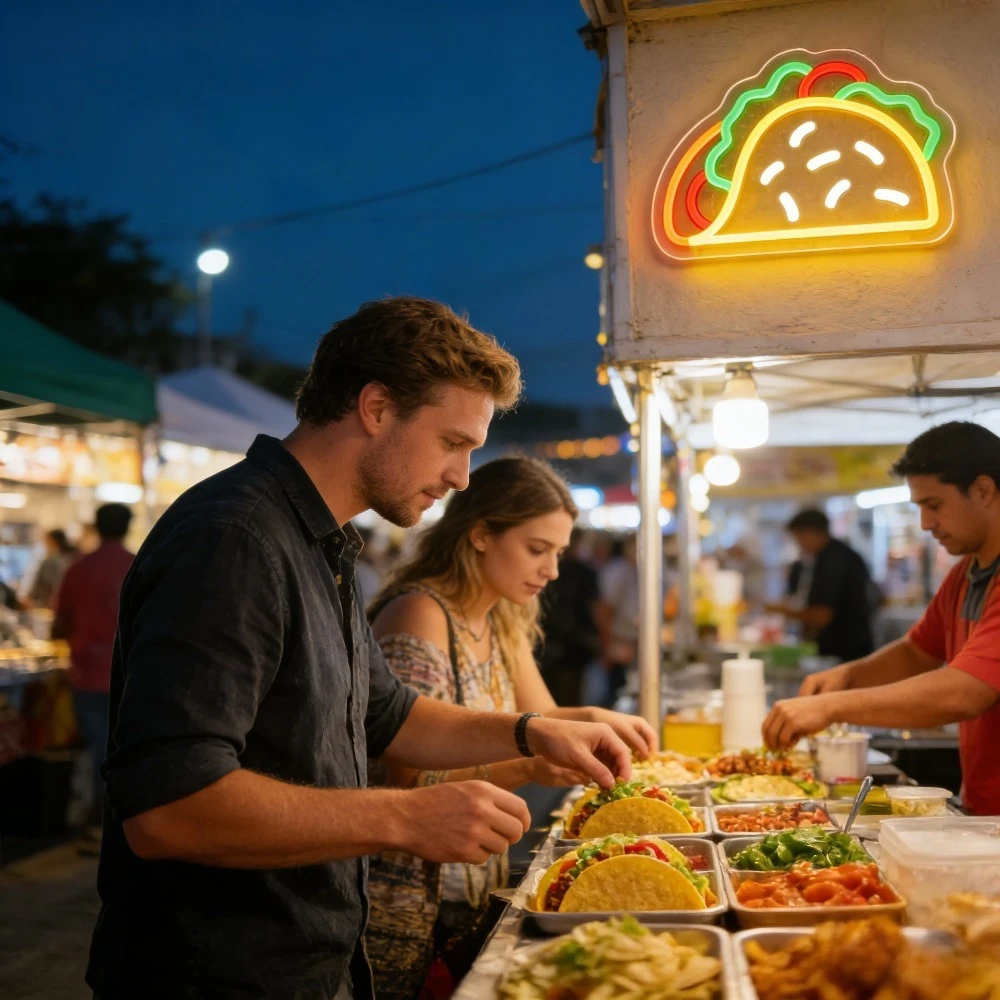Taco Neon Sign LED USB Dimmabl - Commercial Kitchen Store recension och pris