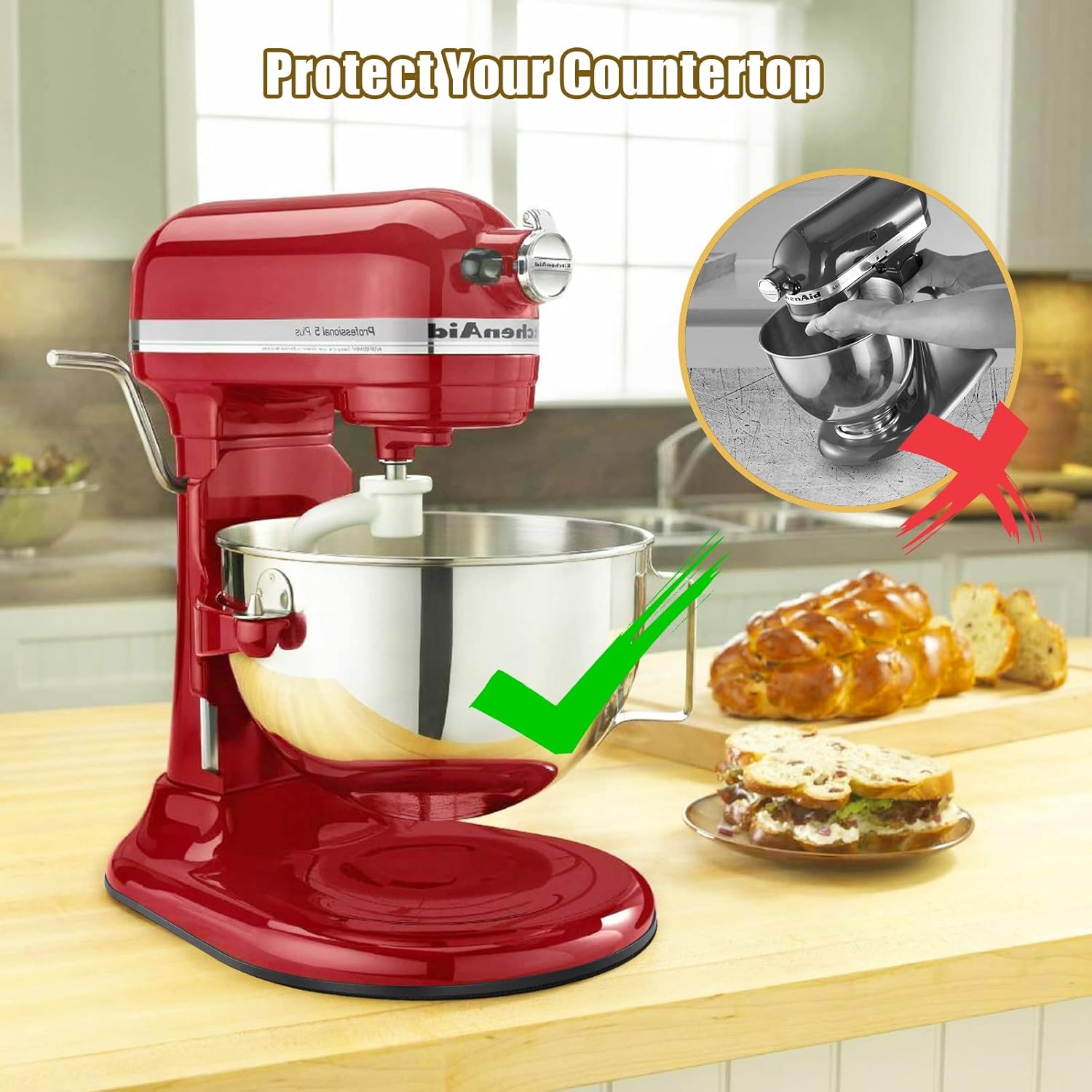 Sliding Mat for Kitchenaid Mix - Commercial Kitchenaid recension och pris