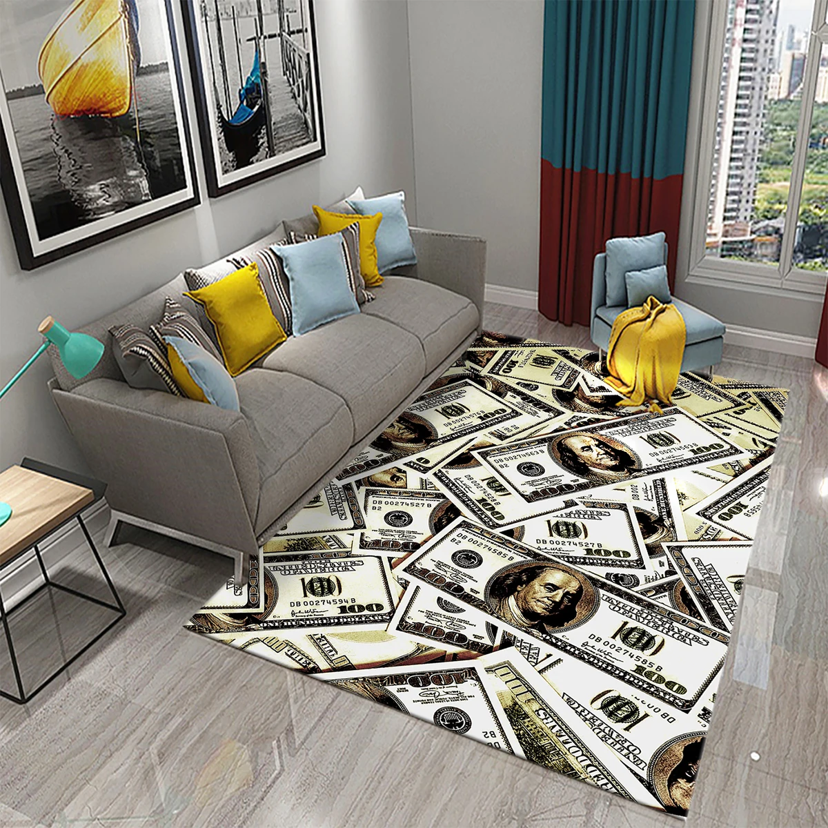 Dollar Money Pattern Carpet Ha - Commercial Kitchen Non Slip Flooring recension och pris