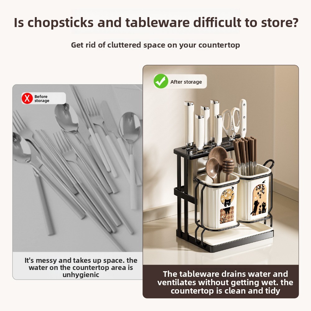 Kitchen Knife Storage Rack Cou - Commercial Kitchen Knife Holder recension och pris