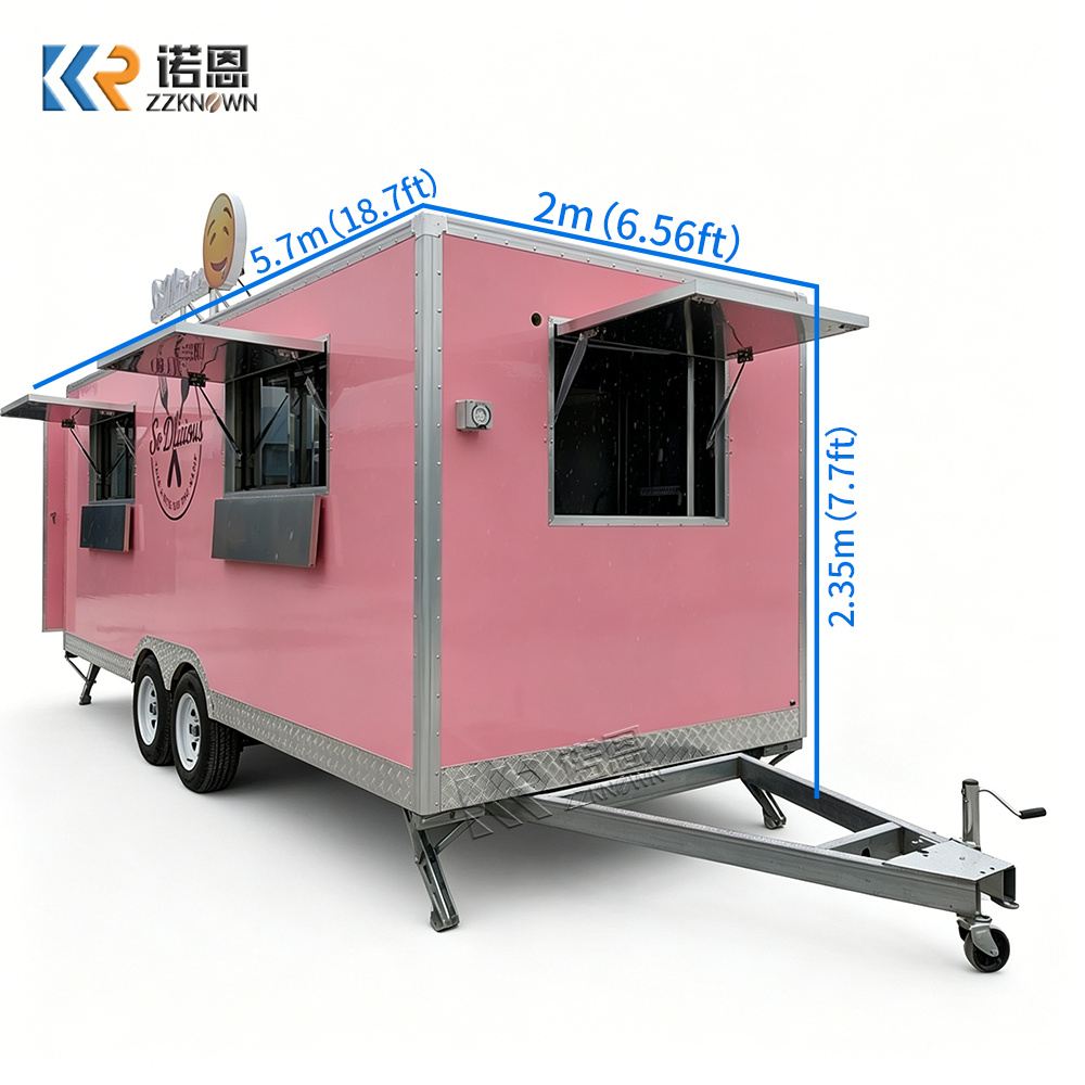High Quality Food Truck Commer - Commercial Kitchen Trailer recension och pris