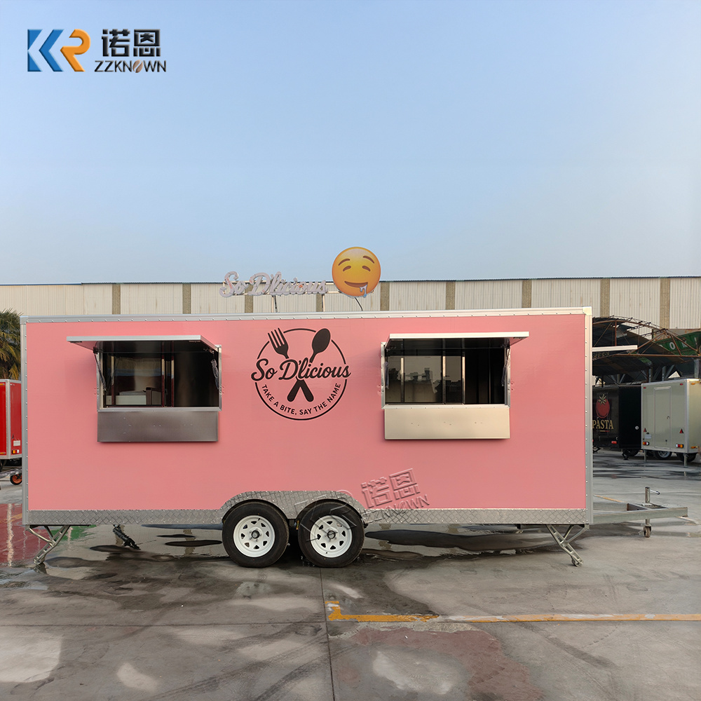 High Quality Food Truck Commer - Commercial Kitchen Trailer recension och pris