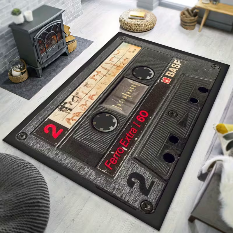 Classic Music Vintage Vinyl Re - Commercial Kitchen Non Slip Flooring recension och pris