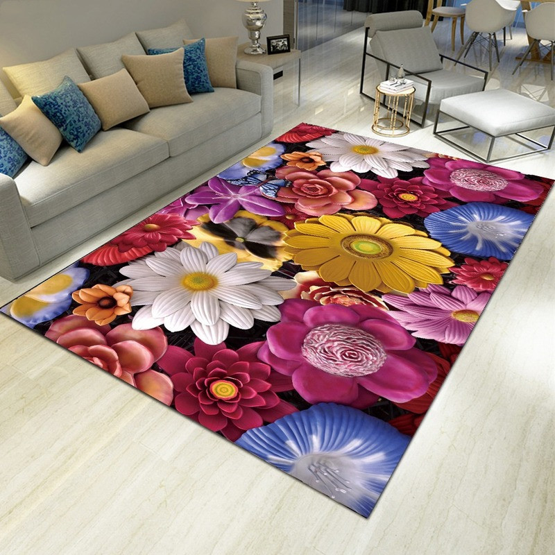 Landscape Floral Print Carpet  - Commercial Kitchen Non Slip Flooring recension och pris