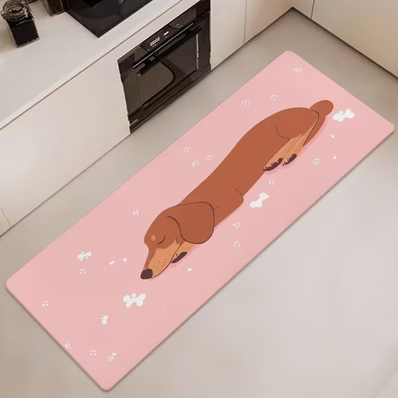 Cute Sleeping Dachshund Long K - Commercial Kitchen Non Slip Flooring recension och pris