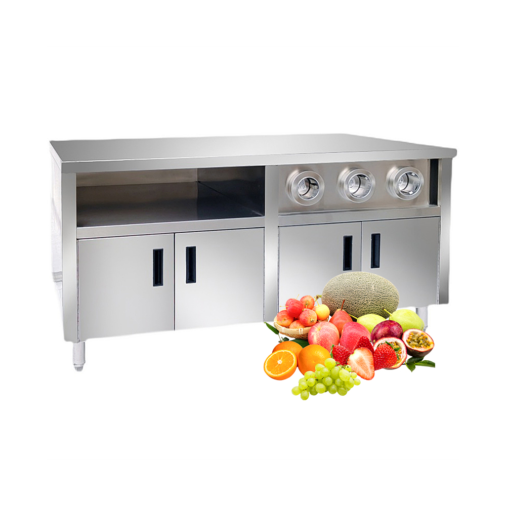 Stainless Steel Fast Food & Re - Commercial Kitchen Island On Wheels recension och pris