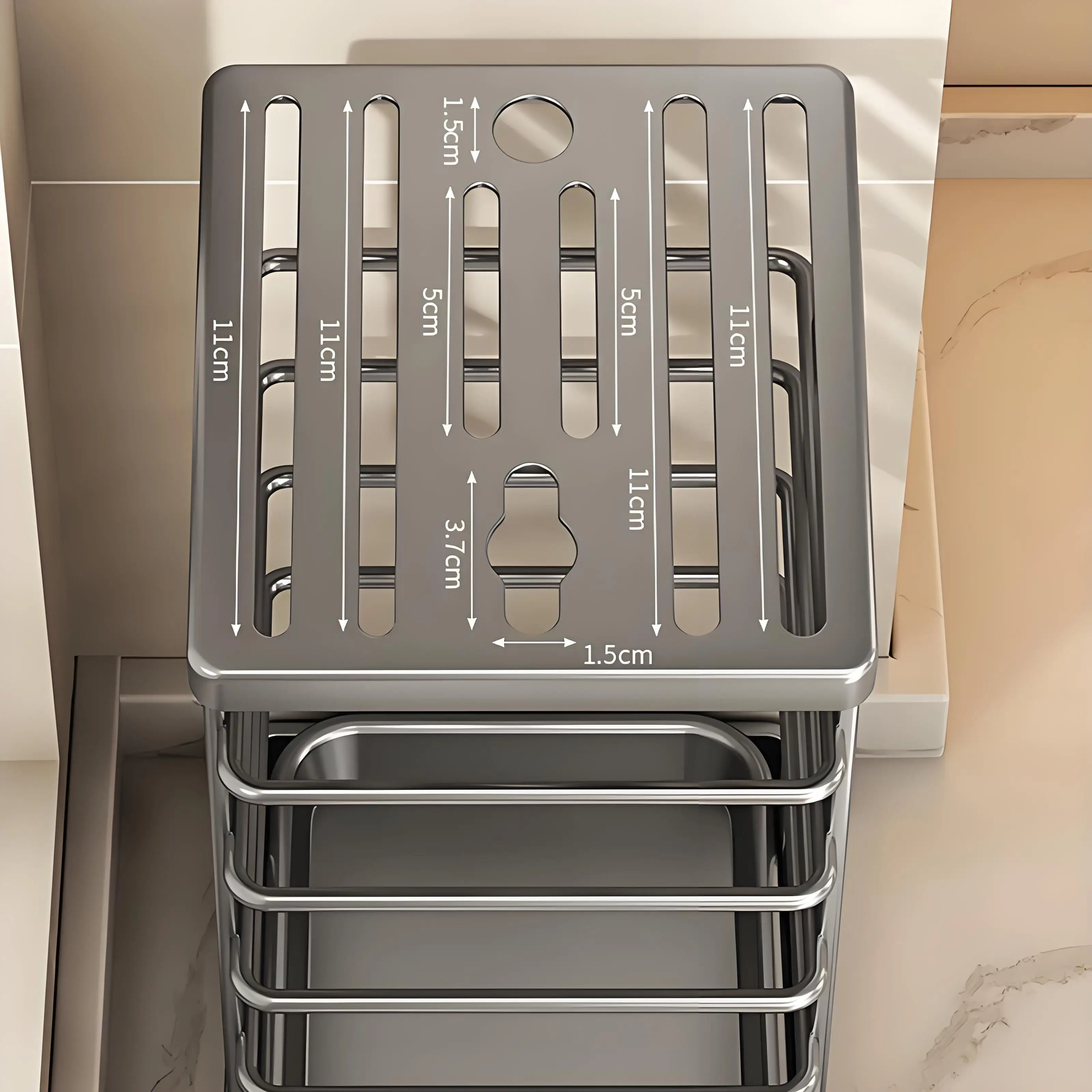 Stainless Steel Knife Holder W - Commercial Kitchen Knife Holder recension och pris