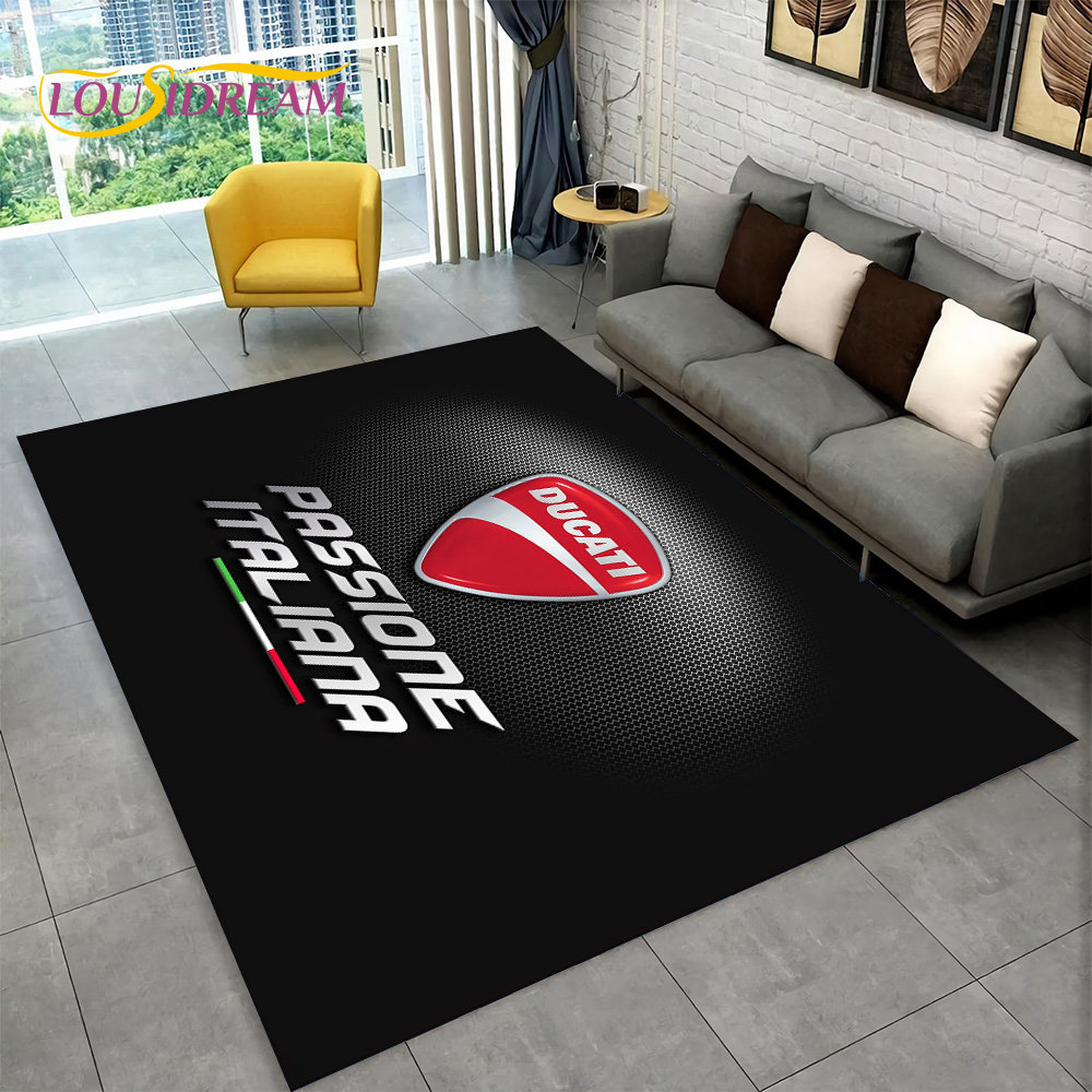 3D D-Ducati Pattern Area Rug L - Commercial Kitchen Non Slip Flooring recension och pris