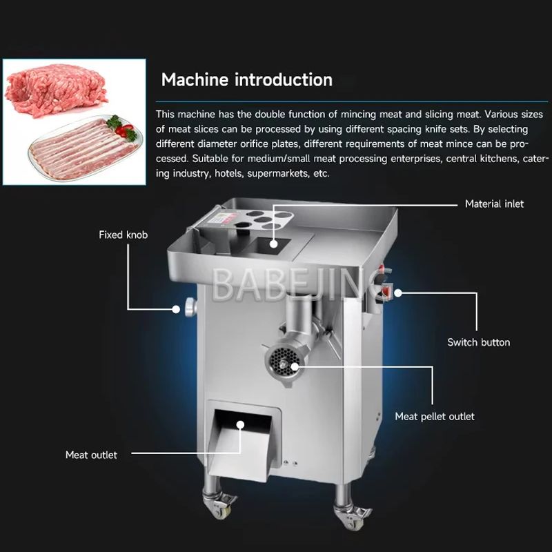 Electric Meat Mincing Slicing  - Commercial Kitchen Store recension och pris