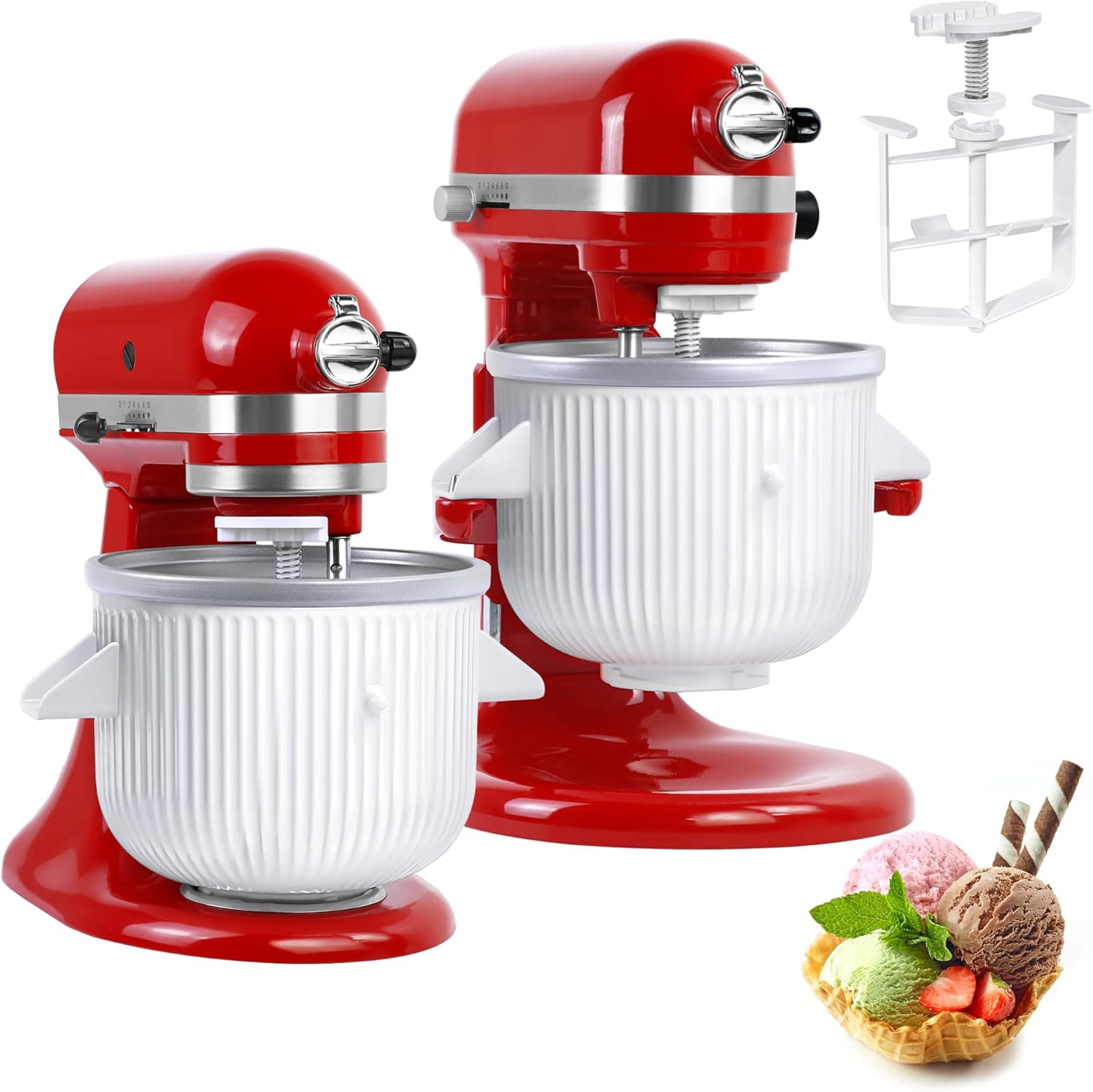 Ice Cream Maker Attachment for - Commercial Kitchenaid recension och pris