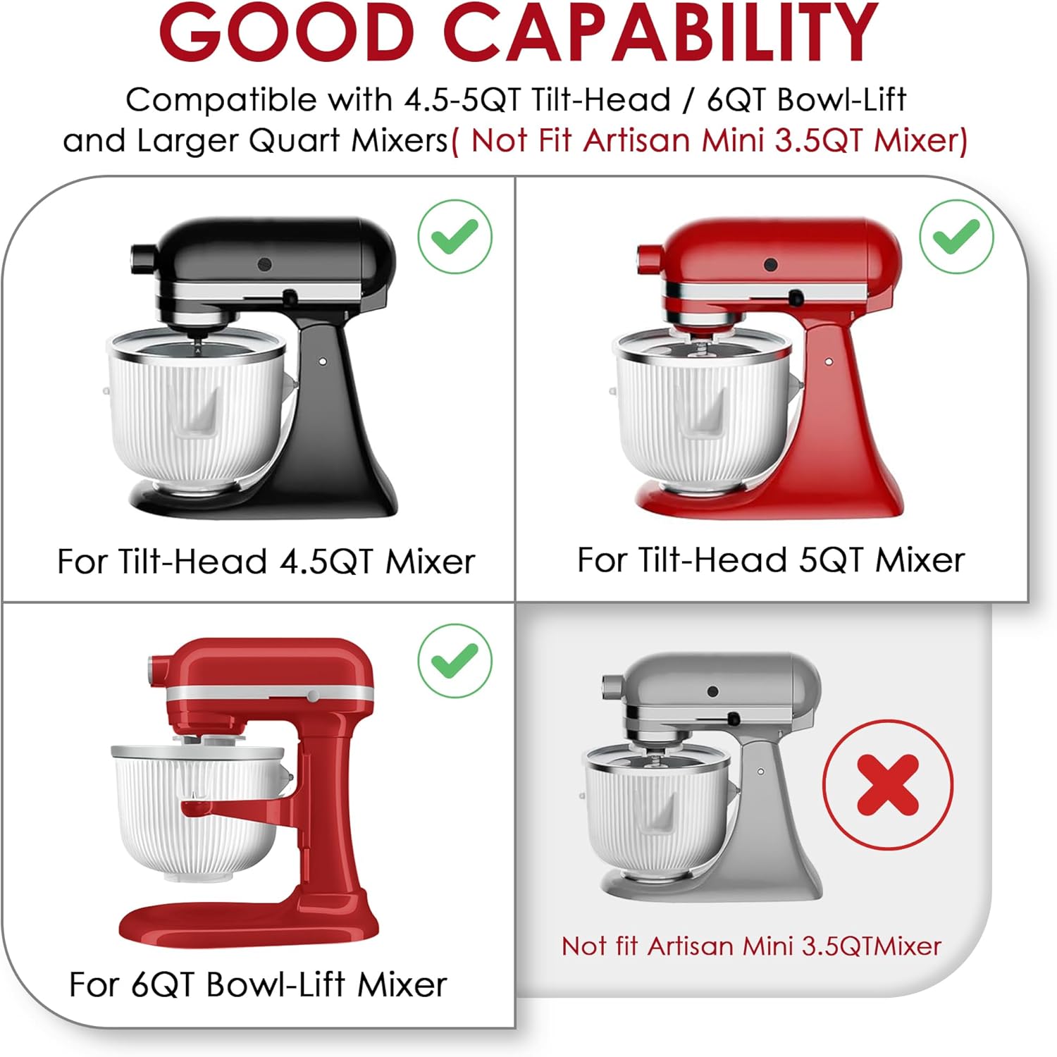 Ice Cream Maker Attachment for - Commercial Kitchenaid recension och pris