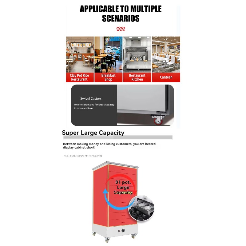 High Quality 9-Layer Commercia - Commercial Kitchen Warmer recension och pris