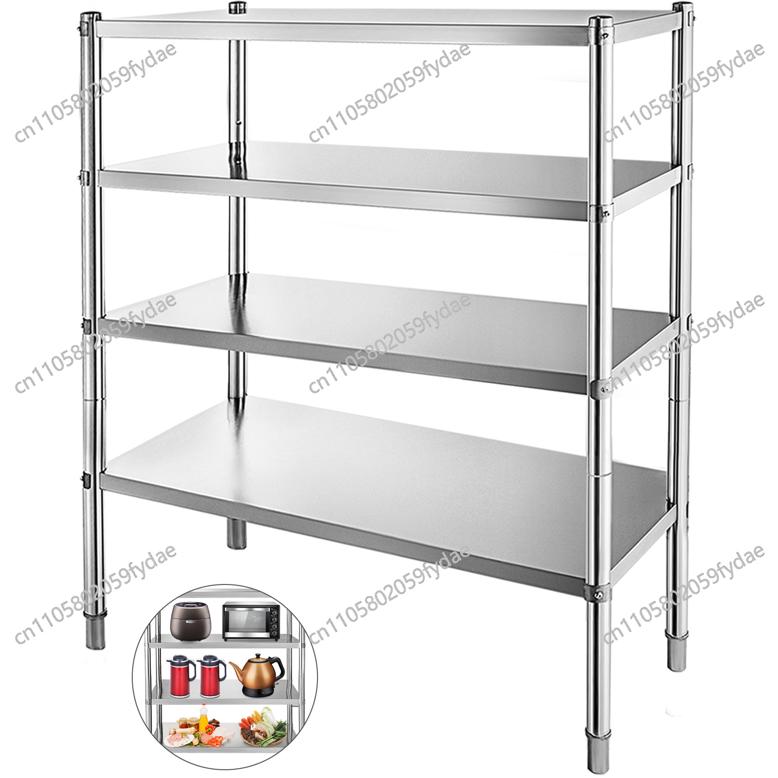 For 4-Tier Stainless Steel Com - Commercial Kitchen Store recension och pris