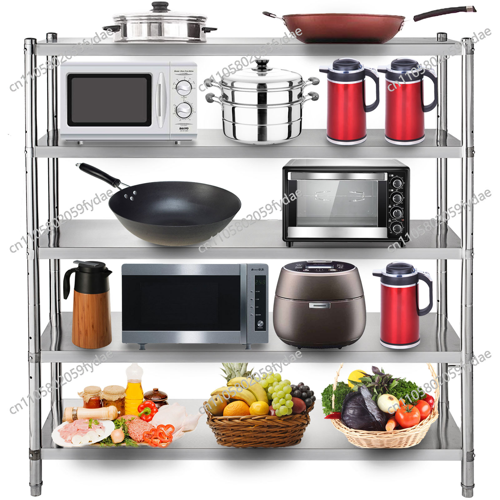 For 4-Tier Stainless Steel Com - Commercial Kitchen Store recension och pris